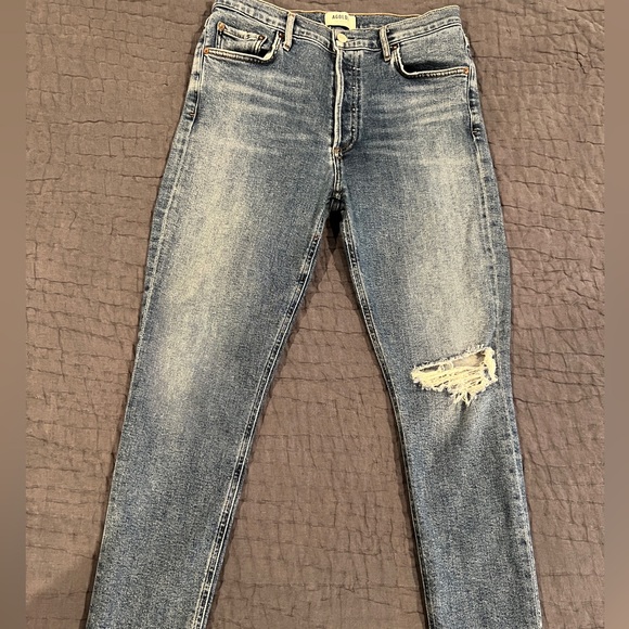 AGOLDE Nico High-rise Slim ankle - Picture 1 of 10